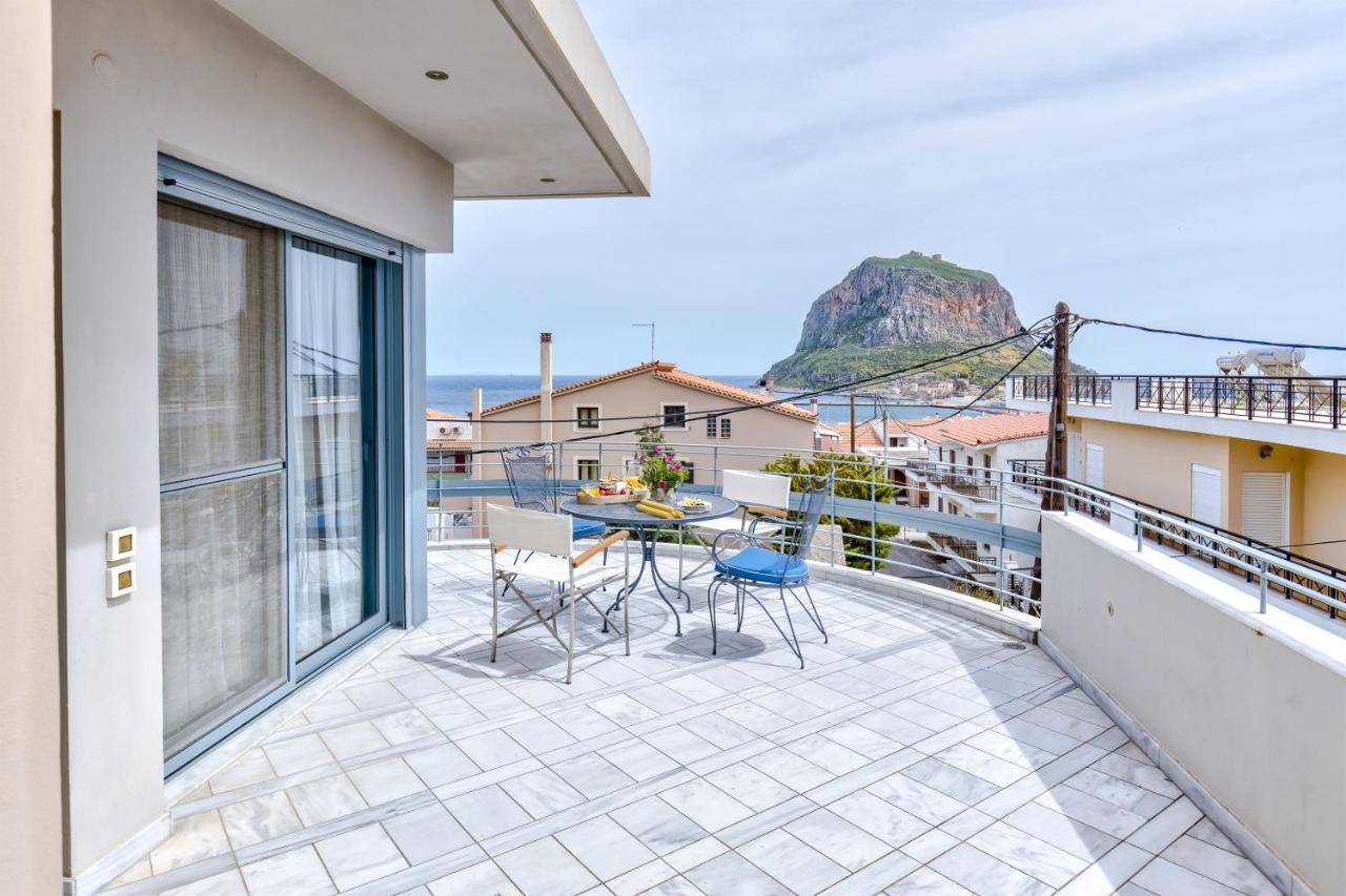 Monemvasia Modern Flat With Panoramic Sea View מראה חיצוני תמונה